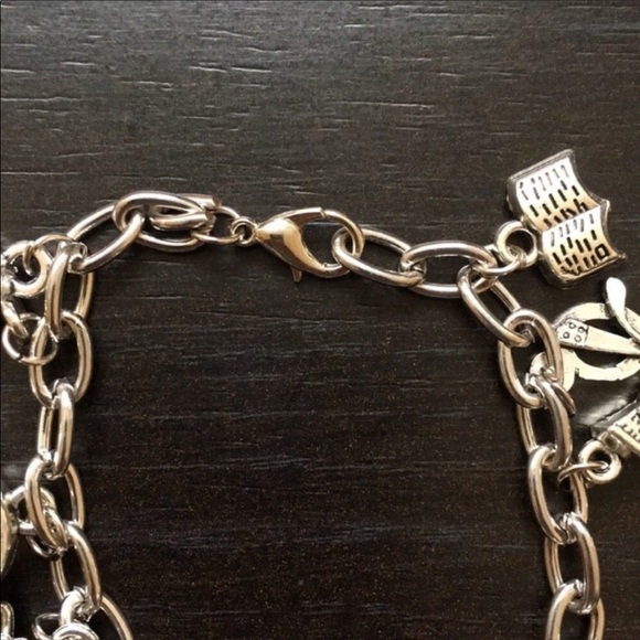Harry Potter Silver Plated Charm Bracelet - Picture 2 of 3